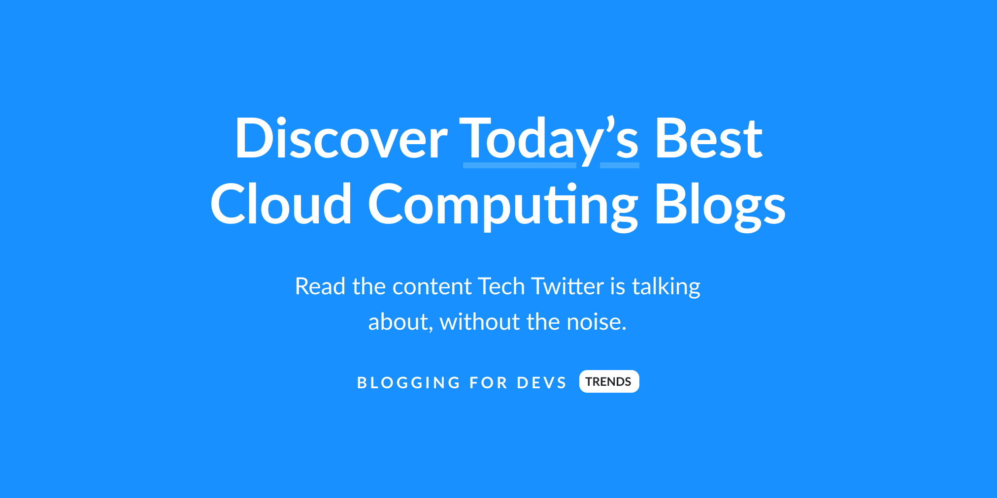 Best Cloud blogs