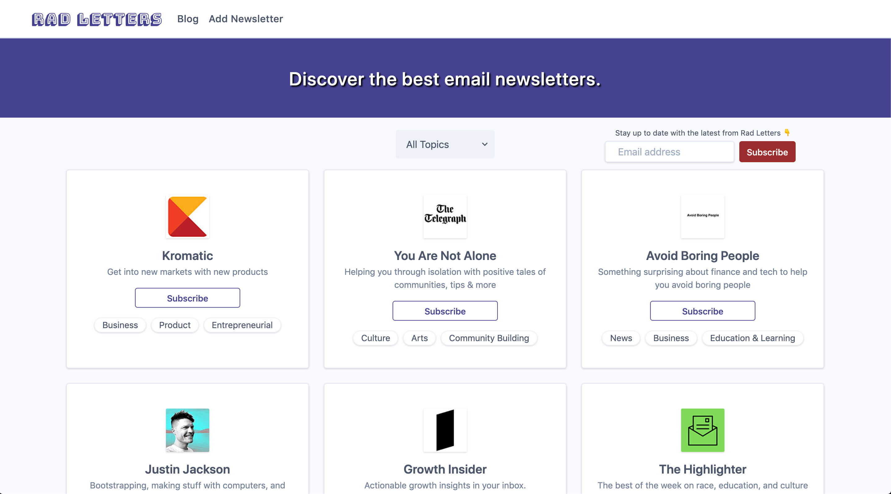 Newsletter Directory