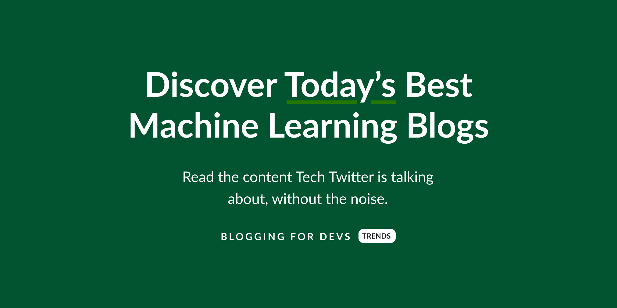 Best Machine Learning blogs
